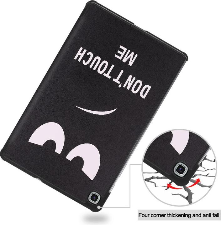 Actual product image Cover-Discount Galaxy Tab S6 Lite - Tri-fold Smart Leather Case Don't Touch (Galaxy Tab S6 Lite 10.4 (2020))