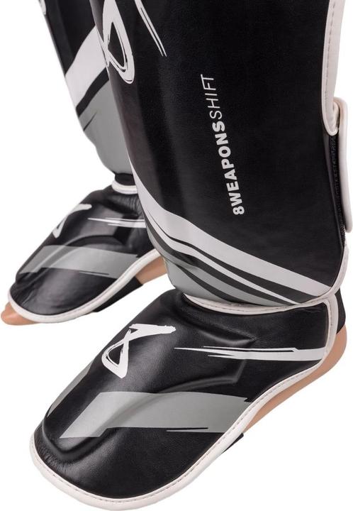 Actual product image 8Weapons Shin Guards, Shift, black-white, XL (XL)
