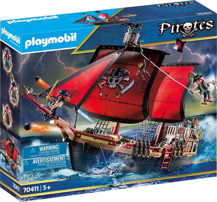 Playmobil Totenkopf-Kampfschiff (70411, Playmobil Pirates)