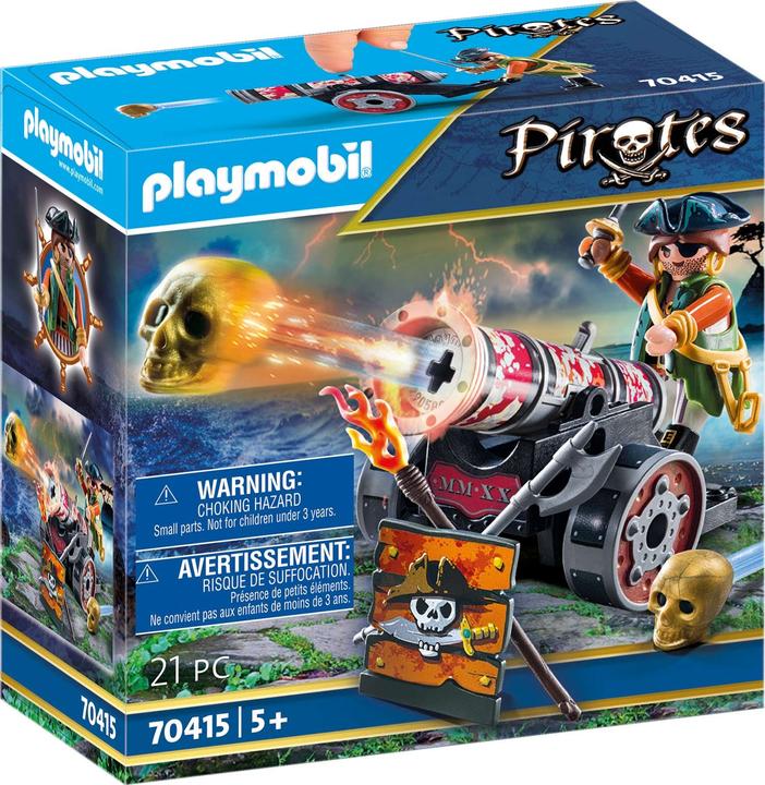 Produktbild Playmobil Pirat mit Kanone (70415, Playmobil Pirates)