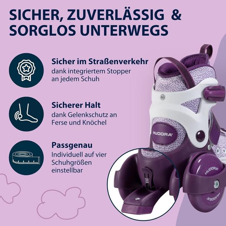 Produktbild Hudora HDO Rollerskates My First Quad 26-29 vt 22061 (28)