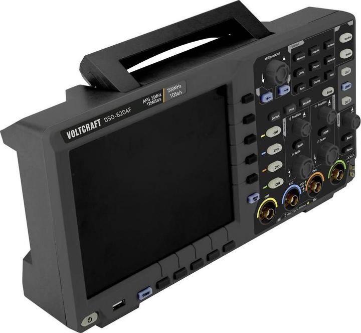 Actual product image Voltcraft Digital Oscilloscope DIGITAL OSCILLOSCOPE DSO 6204F (CAT II)