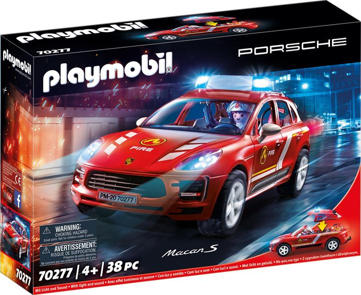 Playmobil Porsche Macan S Feuerwehr (70277, Playmobil Porsche)