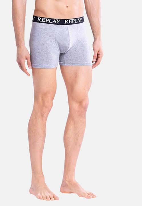 Produktbild Replay Trunk BOXER Style 01/C Basic Cuff Logo im 3er Pack (L, 3er Pack)