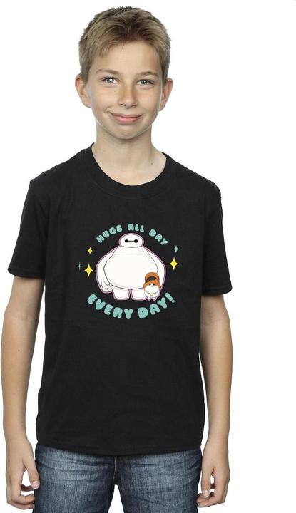 Actual product image Disney Boys Big Hero 6 Baymax Hugs Everyday T-Shirt (116)