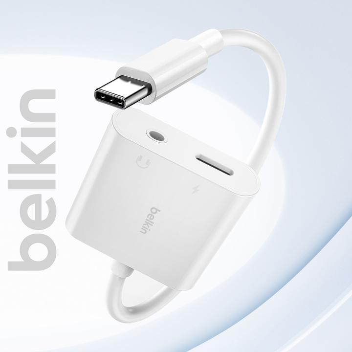Produktbild Belkin RockStar Adapter (3.5mm Buchse, USB Typ C)