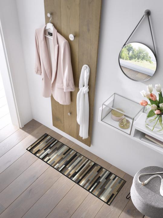 Produktbild Wash + Dry Fussmatte Schuhgrösse Mikado Stripes 35 cm x 75 cm, Nature (35 x 75 cm)