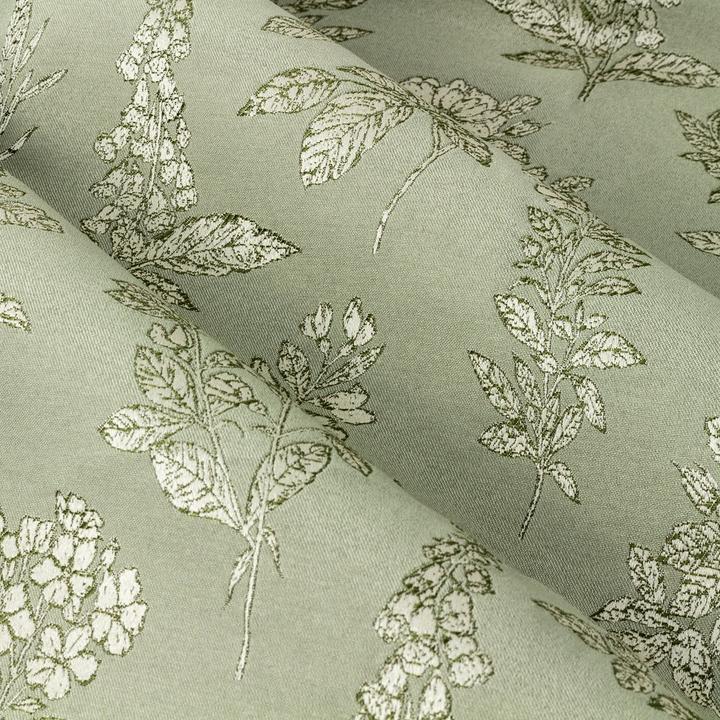 Actual product image Wylder Nature Sophia Jacquard Floral Eyelet Curtains (229 x 229 cm)