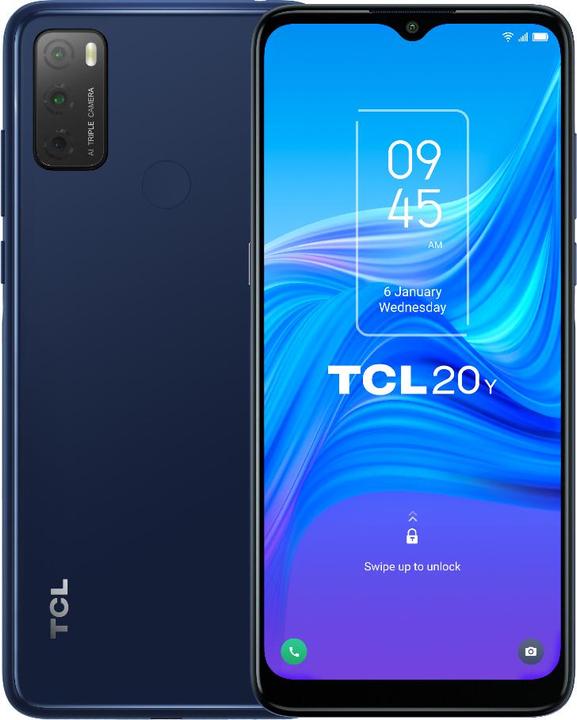 Image du produit TCL 20Y 4G Dual Sim 6.52" 128Gb (128 Go, Jewelry Blue, 6.52", 48 Mpx, 4G)