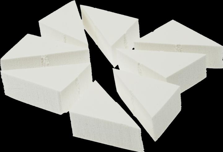 Produktbild Make-up-Schwämmchen 8-teilig, Latex, Masse: 10 x 7 x 2 cm