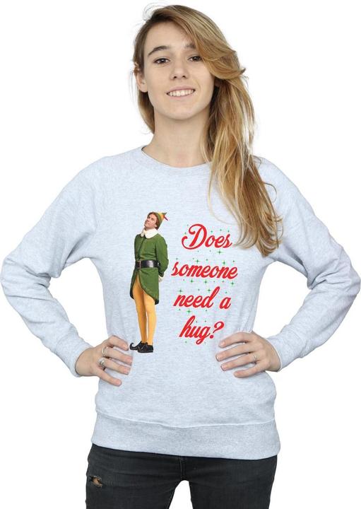 Actual product image Elf Womens/Ladies Hug Buddy Sweatshirt (XXL)