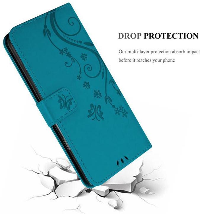 Actual product image Cadorabo Flower Book Cover (Xiaomi Redmi Note 8, Xiaomi Redmi Note 8 2021)