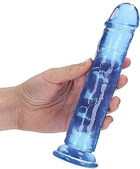 Actual product image RealRock Straight Realistic Dildo with Suction Cup - 8" / 20