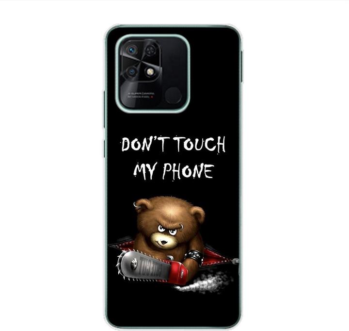Dont Touch My Phone Bär Schwarz