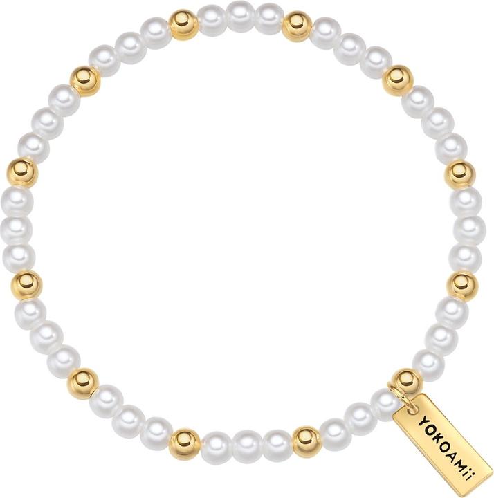 Image du produit Yokoamii Bracelet de perles pour femme - 36382 (21 cm, Alliage métallique)
