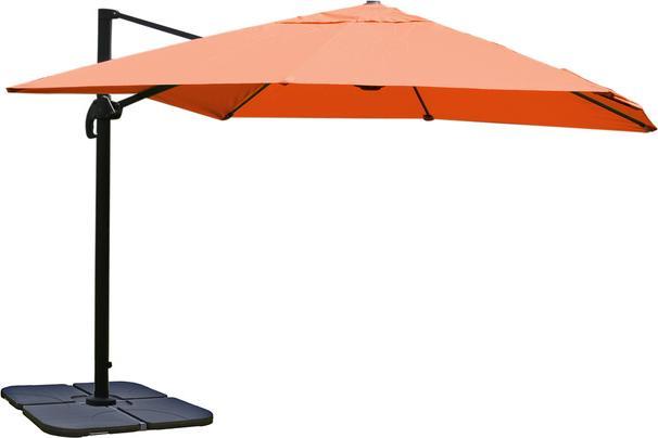 Image du produit Mendler Parasol de signalisation pour la gastronomie, parasol 3x3m (Ø4,24m) polyester alu/acier 23kg (3 m)