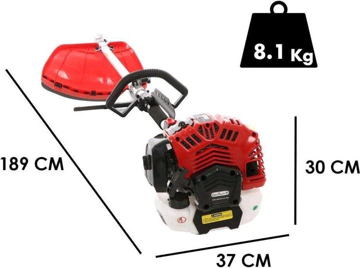 Actual product image GeoTech Petrol brush cutter