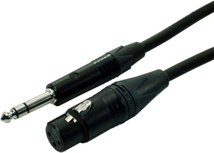 Image du produit Contrik XLR f pour la fiche 3 broches (0.50 m, XLR, jack 6.3mm)