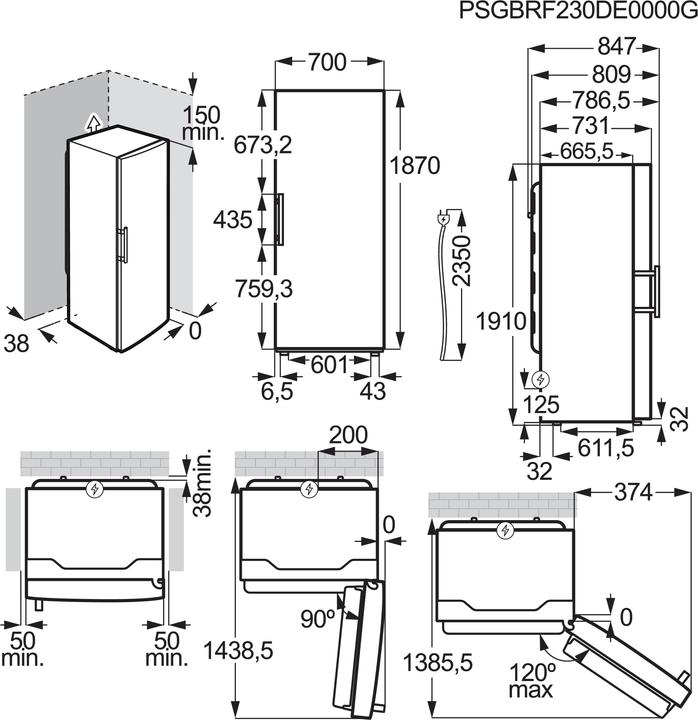 Immagine prodotto Electrolux SG405N (Struttura autonoma, 406 l)