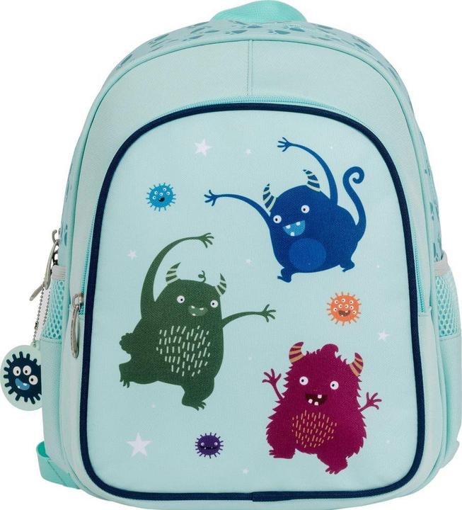 Produktbild A Little Lovely Company Rucksack mit Isofach Monster BPMOBU36 hellblau 27x32x19cm