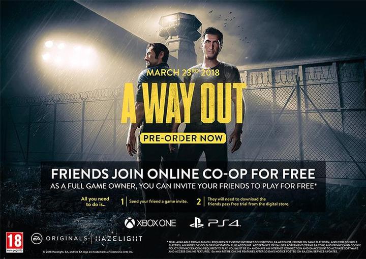 Produktbild EA Games A Way Out (PS4, DE)