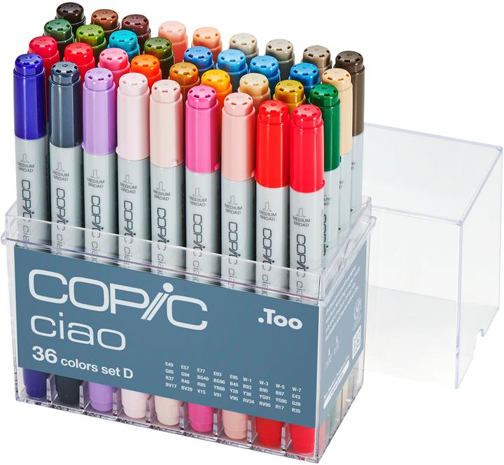 Image du produit Copic Marker Ciao 22075364 36er Set D (Multicolore, 36 x)