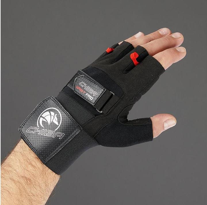 Actual product image Chiba Wristguard Protect training gloves, black, L (L)