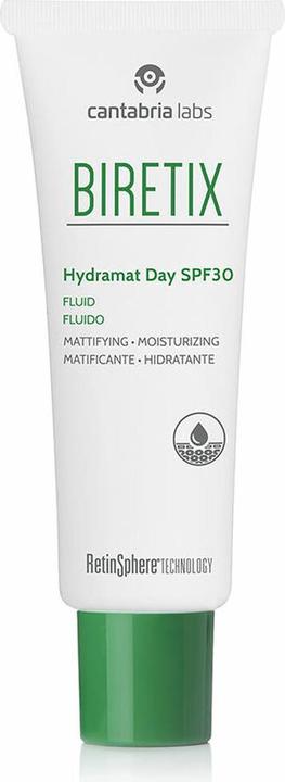 Biretix Hydramat Day SPF30 Fluid 50ml (Sonnencreme Gesicht, SPF 30, 50 ml, 0.05 g)