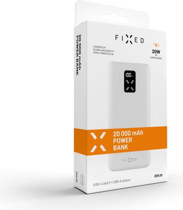 Actual product image Fixed Zen USB-C PD 20W Power Bank 20,000 mAh (20000 mAh, 22.50 W, 22.50 Wh)