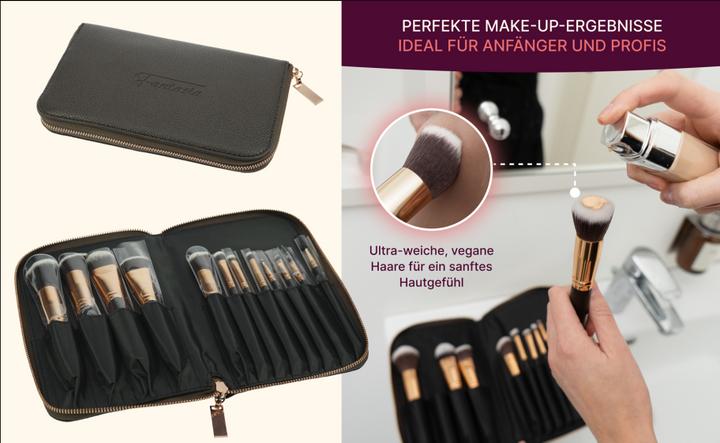 Actual product image Brush set 12 pieces with synthetic hair (Set)