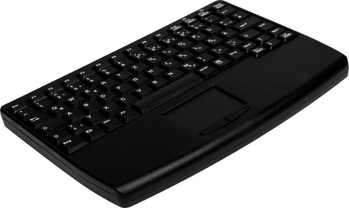 Image du produit Active Key Clavier Touchpad compact pour ordinateur portable USB noir (DE, Filaire)