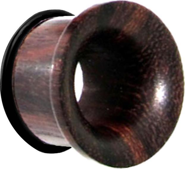 Produktbild Star Piercing Flared Tunnel aus Tamarind Holz mit O-Ring (Organisch, ohne Messing)
