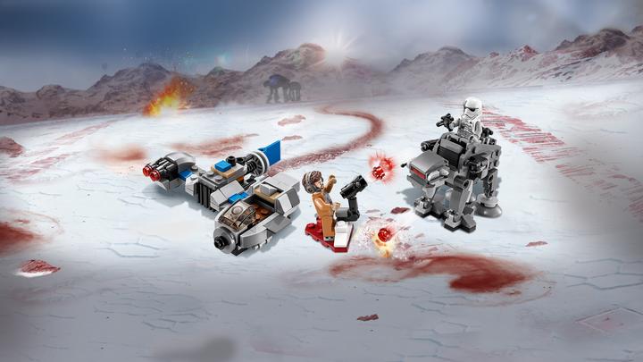 Image du produit LEGO Ski Speeder vs. First Order Walker Microfighters (75195, LEGO Star Wars)