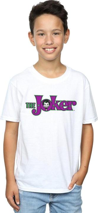 Actual product image Boys The Joker Text Logo T-Shirt (152, 158)