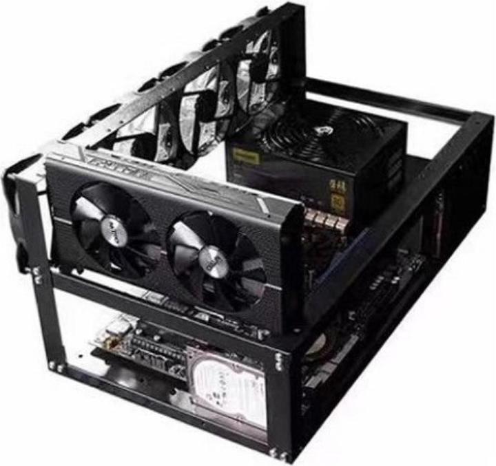 Actual product image PowerGuard GPU Mining Rig Case