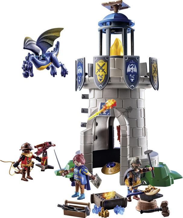 Produktbild Playmobil Ritterturm mit Schmied und Drache (71483, Playmobil Novelmore)