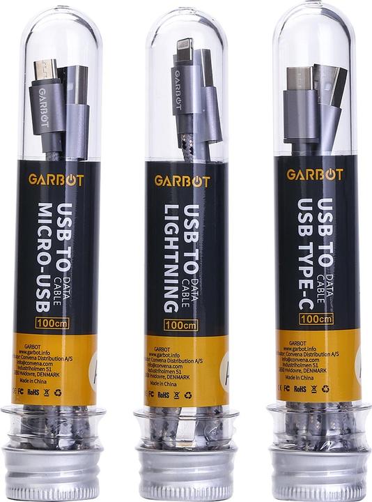 Produktbild Garbot USB A – Lightning (1 m)