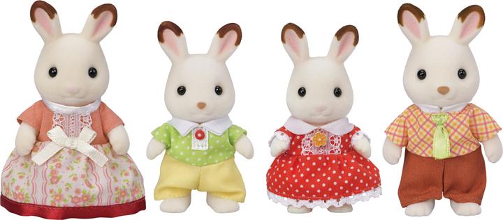 Sylvanian Families Famille de lapins en chocolat