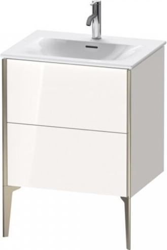 Actual product image Duravit XViu 4300 Vanity unit vertical, 2 drawers, for wash basin Viu 234463, 610x480 mm (61 x 48 x 59 cm)