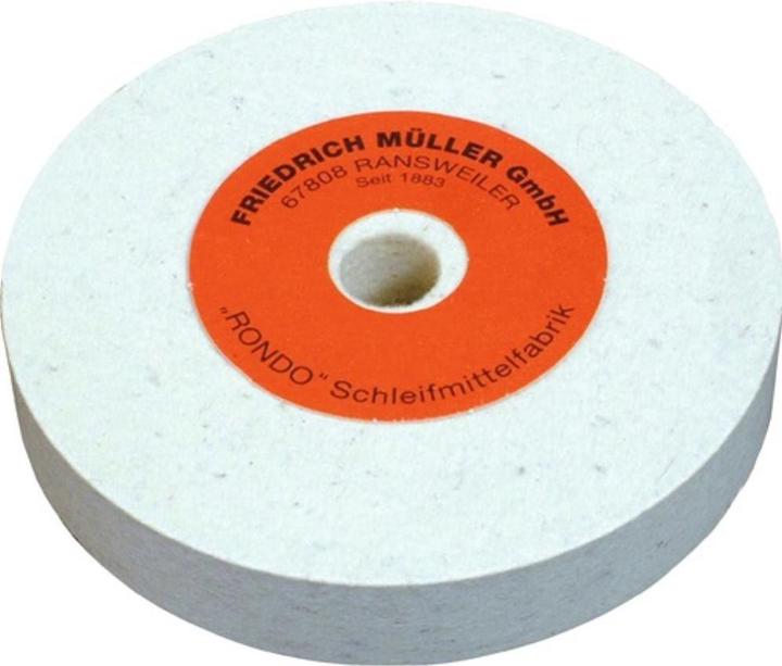 Friedrich Müller Filzpolierscheibe Ø150xB20x20mm Wollfilz