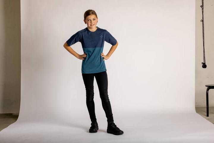 Produktbild iXS Kids Flow Mountain tech tee storm-marine KS (S)