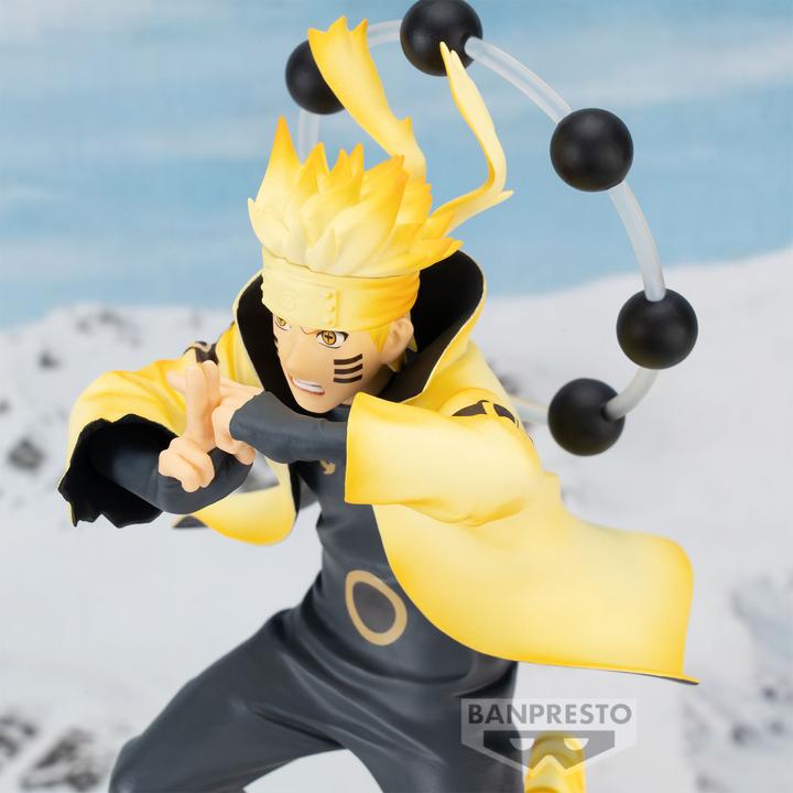 Actual product image Banpresto Naruto Shippuden - Vibration Stars - Naruto Uzumaki V Statue 14cm