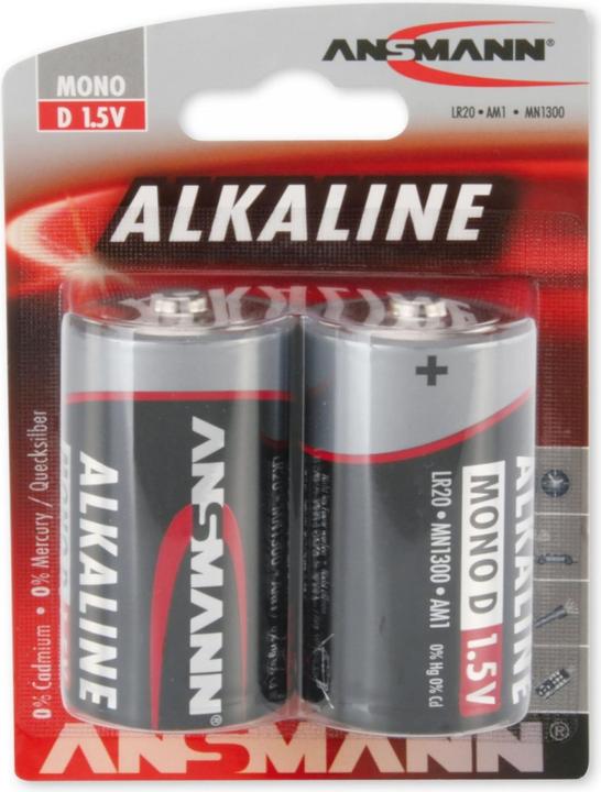 Produktbild Ansmann D LR 20 Red-Line (2 Stk., D, 16000 mAh)