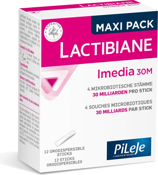 Image du produit Lactibiane Imedia sticks (12 pièce(s), 30 g)
