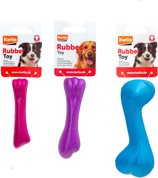 Actual product image Karlie Rubber Bones (Retrieval)