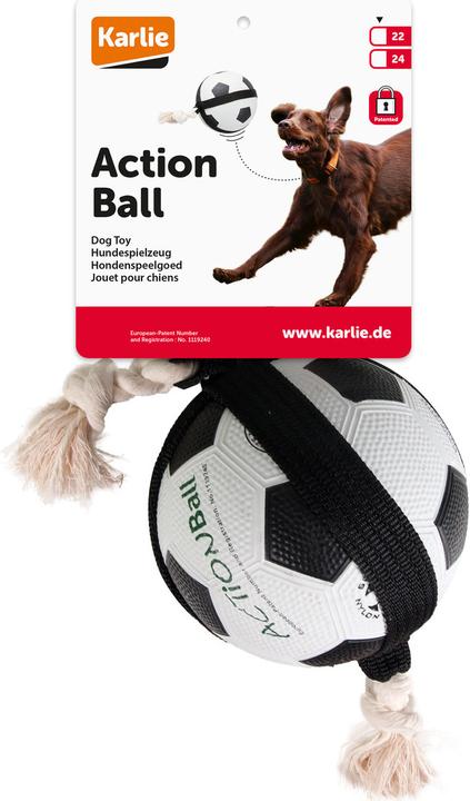 Image du produit Karlie Action Ball - Ballons de football et de basket-ball (Jouet à balle chien)