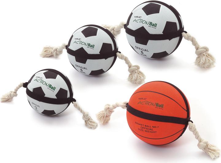Image du produit Karlie Action Ball - Ballons de football et de basket-ball (Jouet à balle chien)