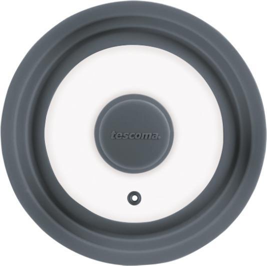 Image du produit Tescoma Unicover Couvercle Ø 16, 18, 20 cm Gris (21 cm, Matières plastiques, Métal)