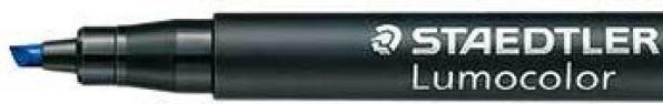 Actual product image Staedtler Lumocolor permanent (Blue, 2.50 mm, 1 x)