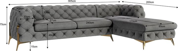 Actual product image Ropez Chelsea Bis (Corner sofa)